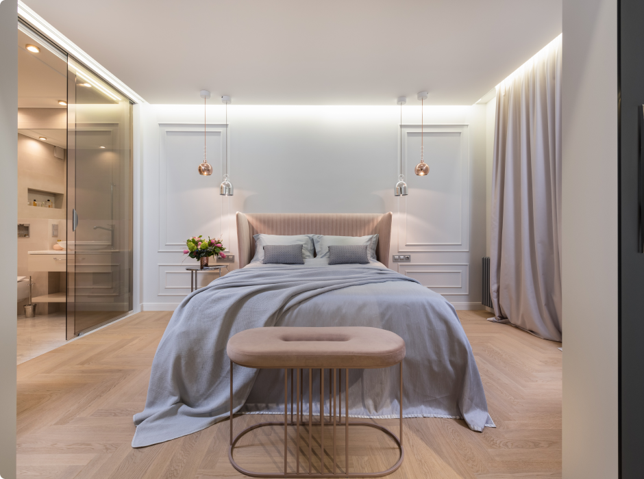 bedroom lighting